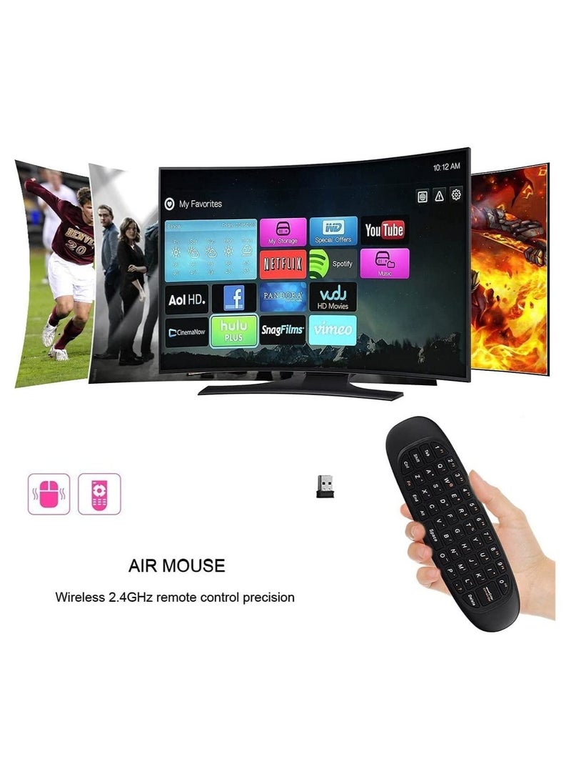 Universal TV Remote Control, Wireless Air Mouse With Keyboard for Smart TV, Set-Top Box, media player and More - Image 2