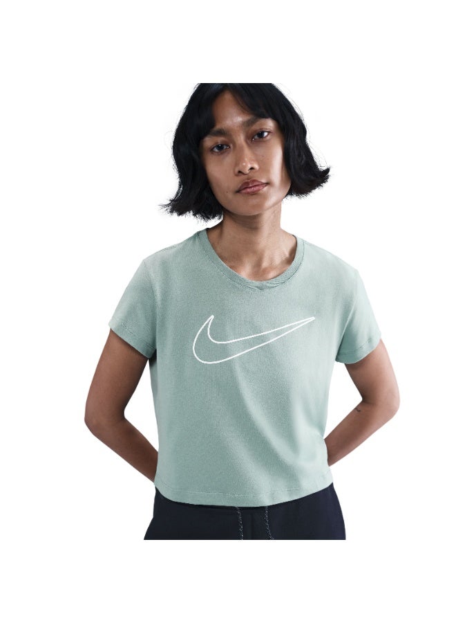 Nike Women’s Nike Sportswear Club Short-Sleeve T-Shirt Mid - Image 2