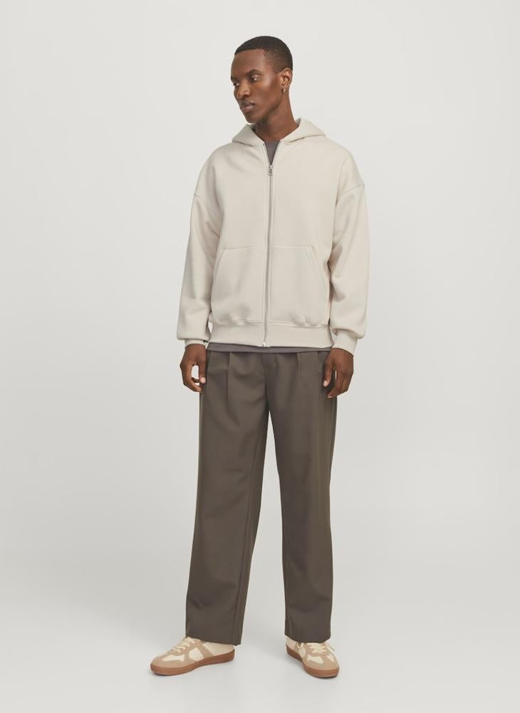 JACK & JONES Casual Zip Hoodie - Image 1