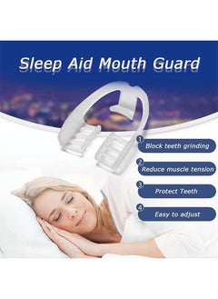 GMORO 4PCS Sleep Guard Total Tooth Protection Bruxism Mouth Guard Night Universal Night Mouth Guard Teeth Grinding Night Guard for Adults Suitable for Night Sleep  - Image 2
