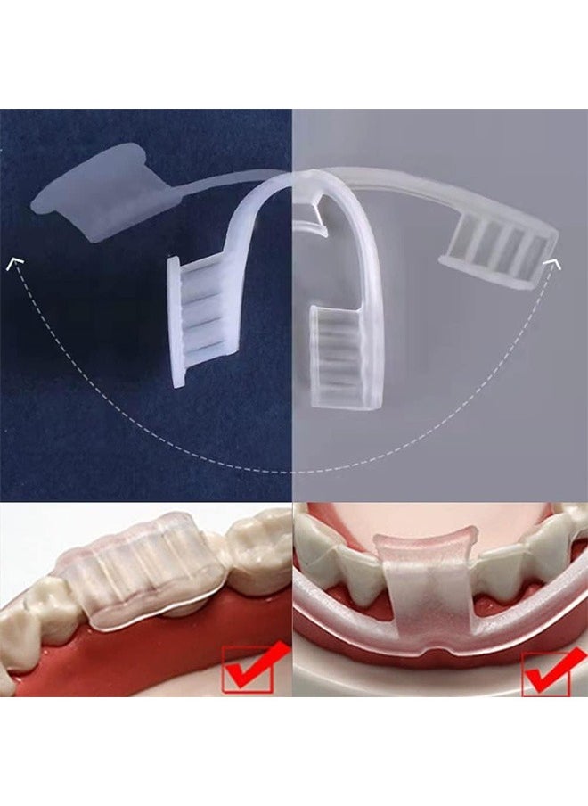 GMORO 4PCS Sleep Guard Total Tooth Protection Bruxism Mouth Guard Night Universal Night Mouth Guard Teeth Grinding Night Guard for Adults Suitable for Night Sleep  - Image 4