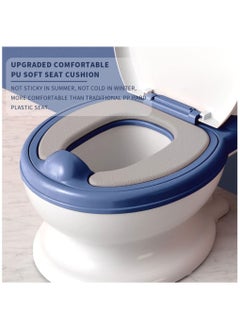 Arabest Potty Training Toilet Seat, Toddler Potty Chair with Soft Seat and Splash Guard, Removable Potty Pot for Toddler& Baby& Kids(White)  - Image 3