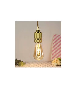 ESNCO ESNCO Old Fashioned Edison ST64 E27 4W Vintage LED Long Filament Light with Retro Coated Glass Shade Replace 40W Incandescent Bulb - 6 Pieces  - Image 3