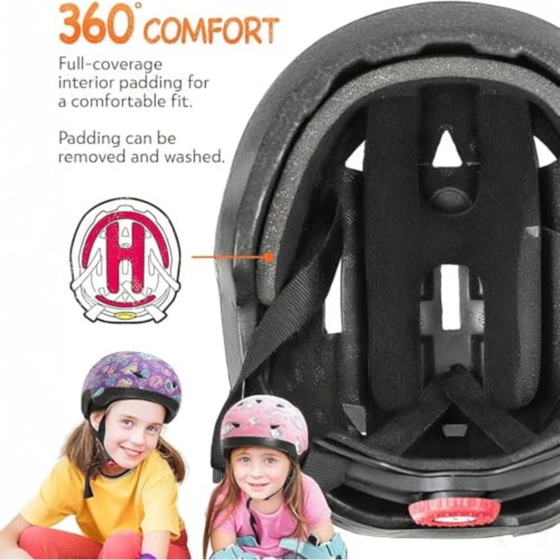 Bike Helmet Adjustable 46-50cm Multi-Sport Bicycle Skateboarding Scooter Balance Bike Helmet for Boys Girls, Youth Safety Helmet with Adjustable Dial - Image 2