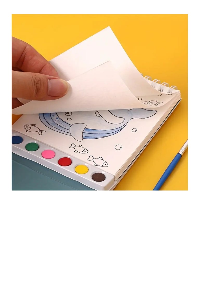 كتاب الرسم بالألوان المائية - Image 2
