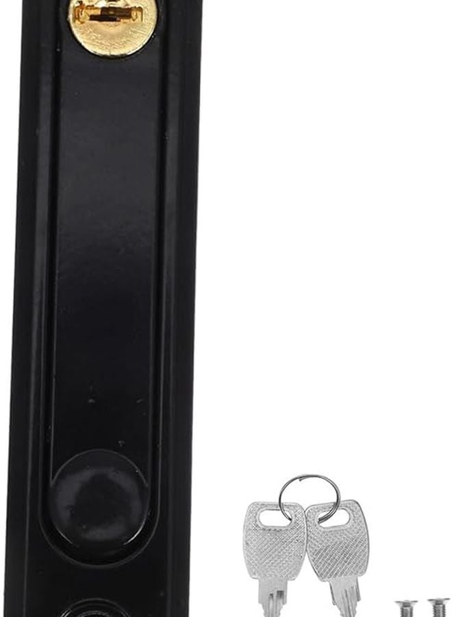 قفل أمان مفتاح مقبض مخفي لنافذة منزلقة من الفولاذ المقاوم للصدأ لأبواب الباتيو - Image 1