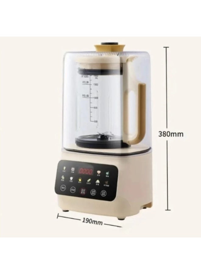 DENX Smart Blender with Touch Control, Heat Resistant & Soundproof, LED Display – Borosilicate Glass Jar, Powerful Motor – 122 SAR - Image 5