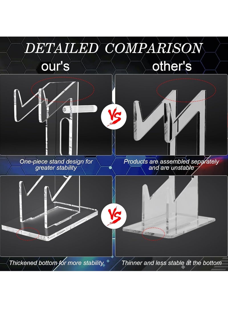 Xkimos 3-Layer Acrylic Universal Game Controller Holder, PS5 Xbox ONE Switch Controller Holder, Game Accessories, Non-slip Stable Acrylic Transparent Headphone Holder - Image 4