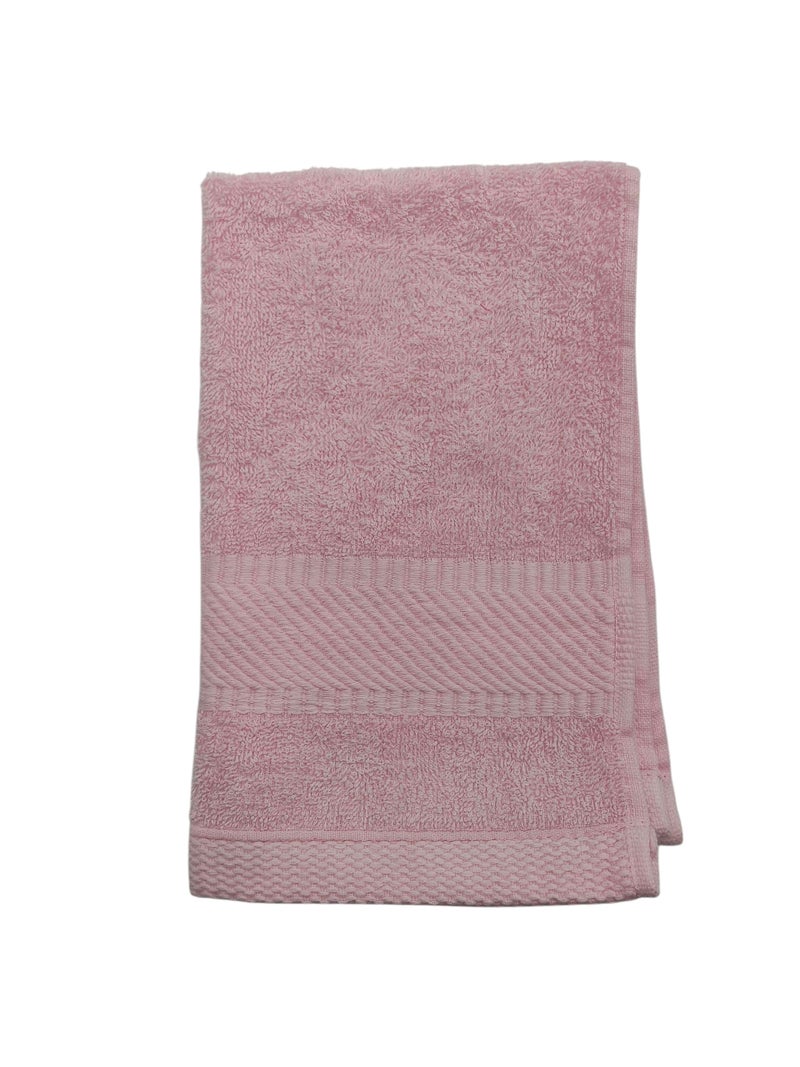 Diva Cotton Hand Towel, 30x50 cm - Pink - Image 1