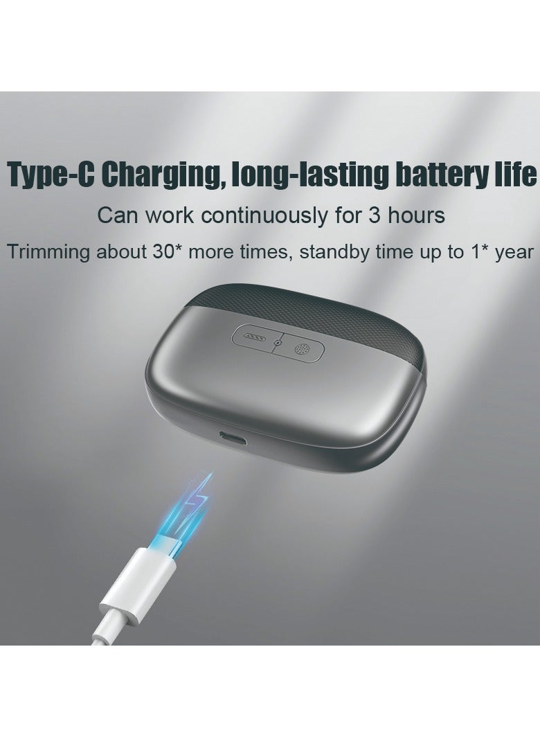 بلو فاير مقلم الأظافر الكهربائي الذكي موديل M13 للحيوانات الأثيفة والبشر - بطارية 500 مللي أمبير قابلة لإعادة الشحن، هادئ وسهل الاستخدام، شاحن من النوع C، ملمع أظافر ergonomic للمسافرين، لكلاب، قطط، أطفال وكبار - Image 5