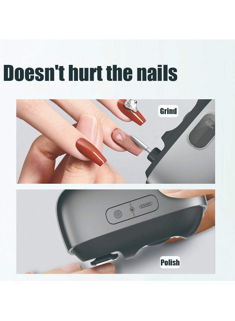 بلو فاير مقلم الأظافر الكهربائي الذكي موديل M13 للحيوانات الأثيفة والبشر - بطارية 500 مللي أمبير قابلة لإعادة الشحن، هادئ وسهل الاستخدام، شاحن من النوع C، ملمع أظافر ergonomic للمسافرين، لكلاب، قطط، أطفال وكبار - Image 4