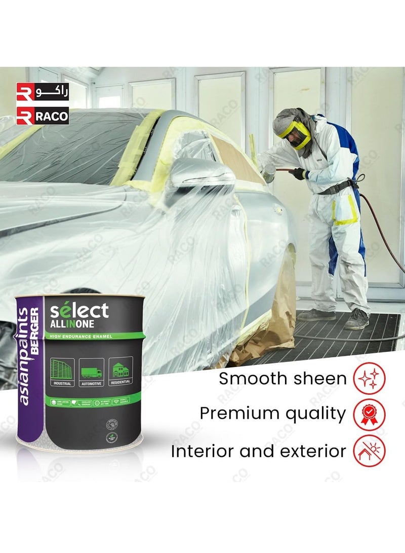 راكو بيرجر سيليكت الكل في واحد مات مينا،، متين للديكورات الداخلية والخارجية - أسود (لتر (900 مل)) - Image 4