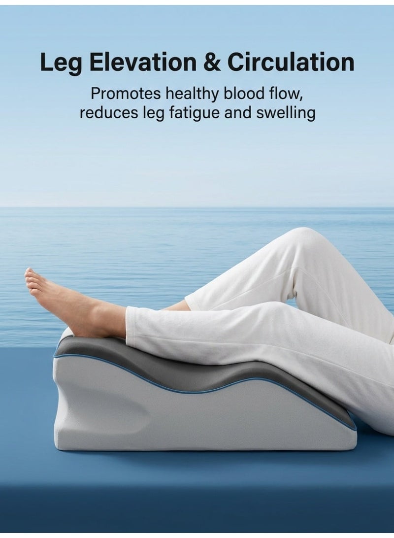 Ergonomic Memory Foam Support Pillow, Multi‑Functional Wedge Positioning Pillow, Back & Neck Posture Corrector Cushion for Fatigue Relief & Comfortable Rest - Image 4