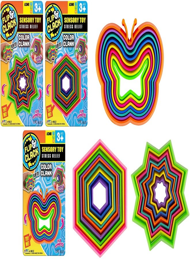 جا-رو ألعاب فيدجيت JA-RU على شكل نجمة سداسية الشكل لتخفيف التوتر، منتجات حسية لمرضى التوحد وألعاب اضطراب فرط الحركة ونقص الانتباه. صوت فرقعة ASMR. ألعاب فيدجيت للأطفال والصغار. ألعاب مكتبية وهدايا تذكارية. 4812-1 - Image 3