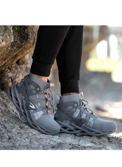 VICTGOAL Steel Toe Boots for Men Women Breathable Safety Shoes Lightweight Work Sneakers  - Image 4