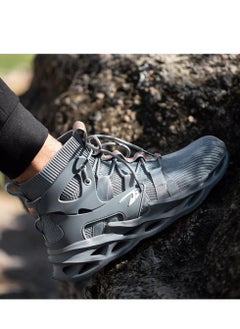 VICTGOAL Steel Toe Boots for Men Women Breathable Safety Shoes Lightweight Work Sneakers  - Image 3