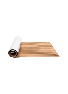 EVA Foam Teak Floor Boat Decking Sheet Marine Boat Synthetic Flooring Non-Skid Self-Adhesive Faux Teak Decking Pad Yacht Deck Carpet for Boats, 35.4 x 94.5 x 0.2 in(Gold + Black) - pzsku/Z7E8A5D90B7885B0FE315Z/45/_/1733077328/82e18584-1c49-468a-82f3-2c8d12876d38