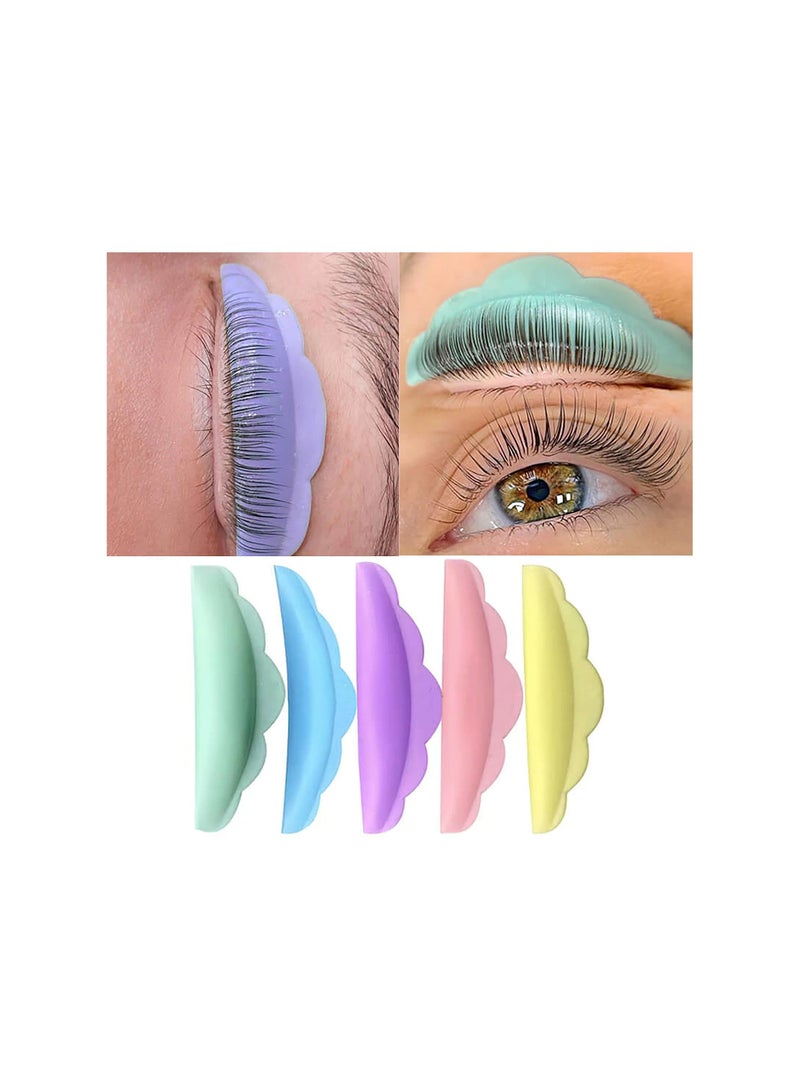 IOLITE Eyelash Silicone Pads Soft and Comfortable Eye Lash Perm Pads | Easy to Use Eyelash Lifting Silicone Pad with 5 Different Sizes - Image 1