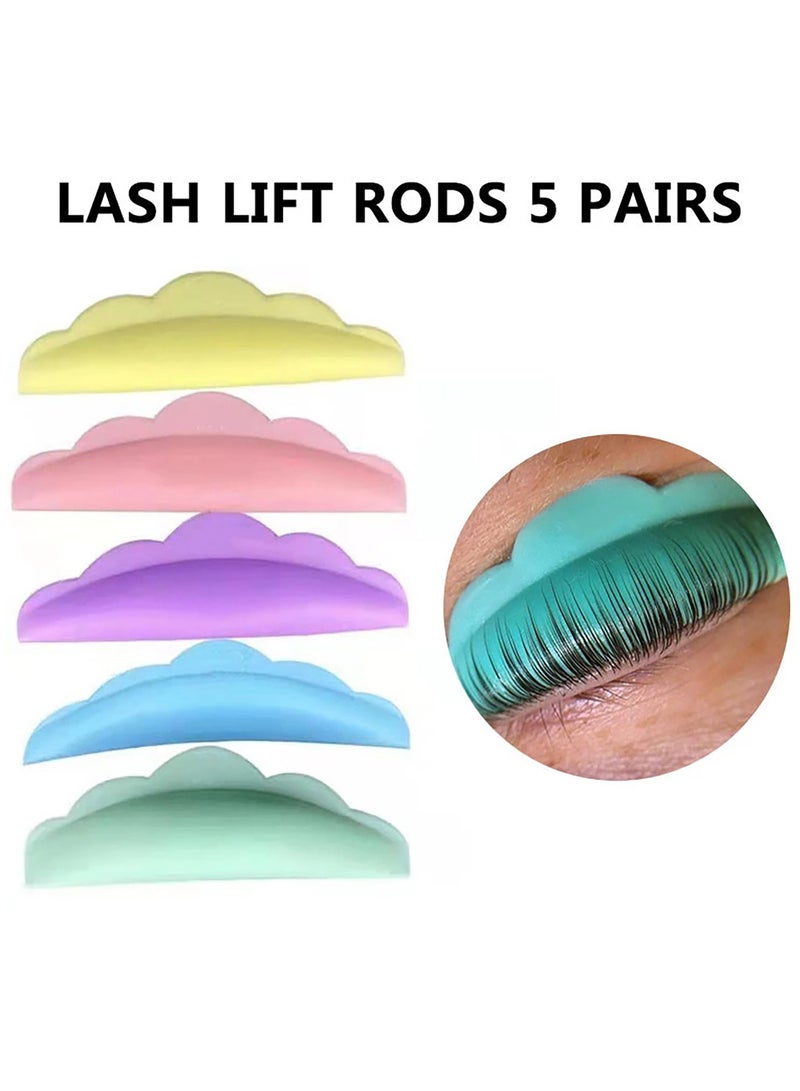 IOLITE Eyelash Silicone Pads Soft and Comfortable Eye Lash Perm Pads | Easy to Use Eyelash Lifting Silicone Pad with 5 Different Sizes - Image 3