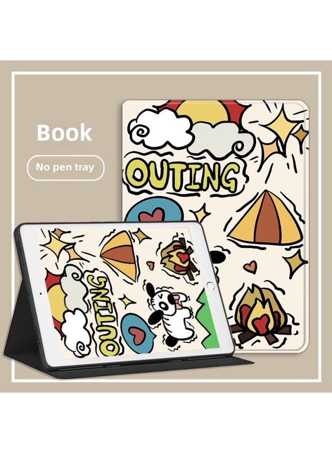 مناسبة لعام 2021 لجهاز Iphone 9ipad7 Tablet 10.2 بوصة 6air5 حافظة واقية 4 Shell 10 Generation 8mini2pro3 1-اللون: Book Doodle Repair Dog-نموذج قابل للتطبيق: Old Ipad2/3/4 - Image 1
