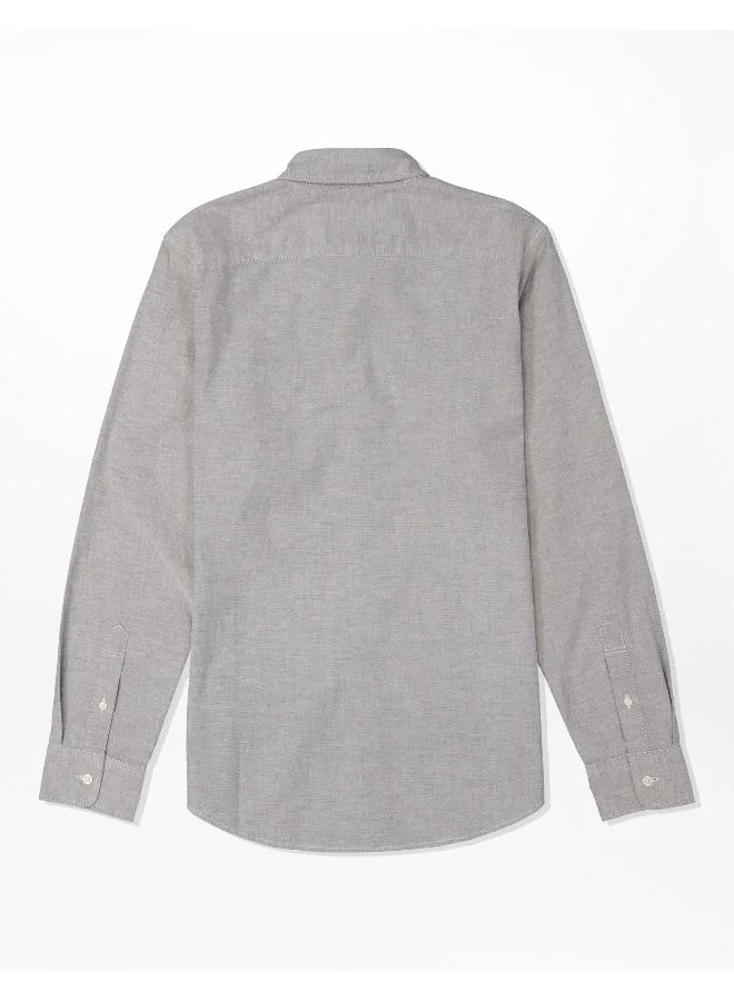 American Eagle AE Slim Fit Flex Oxford Button-Up Shirt