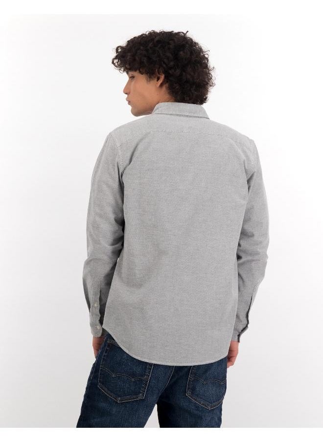 American Eagle - AE Slim Fit Flex Oxford Button-Up Shirt - Image 1
