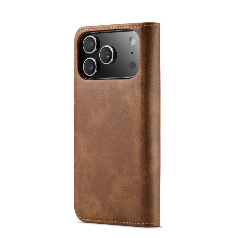 Dg Ming For Iphone 17 Pro Max Crazy Horse Texture Detachable Magnetic Leather Phone Case(Brown) - Image 3