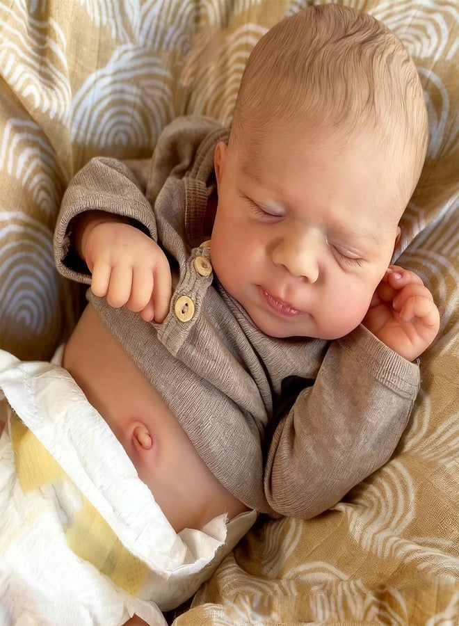 Anano Reborn Baby Dolls Silicone Full Body-18 in Realistic Babys Doll, Full Silicone Baby Doll Boy, Lifelike Newborn Babies, Real Life Reborn Dolls Posable with Accessories - Image 2