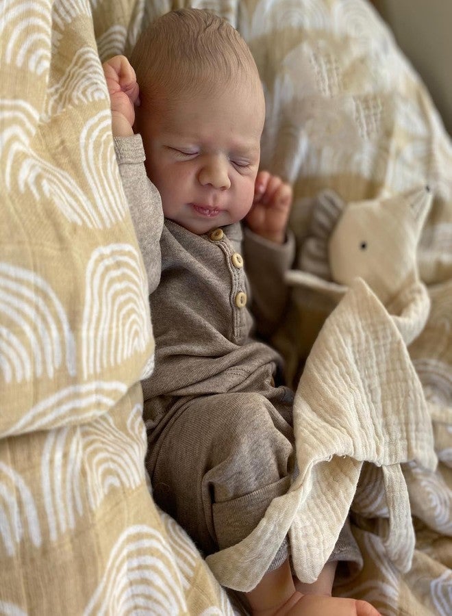 Anano Reborn Baby Dolls Silicone Full Body-18 in Realistic Babys Doll, Full Silicone Baby Doll Boy, Lifelike Newborn Babies, Real Life Reborn Dolls Posable with Accessories - Image 5