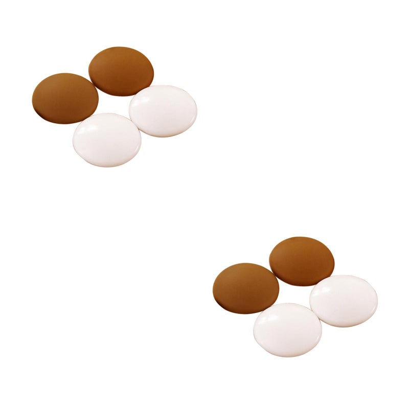 8 Pcs Silicone Door Knob Wall Protectors Wall Guards Stoppers Door Handle Bumper Self Adhesive Round Rubber (Random Color) - Image 1