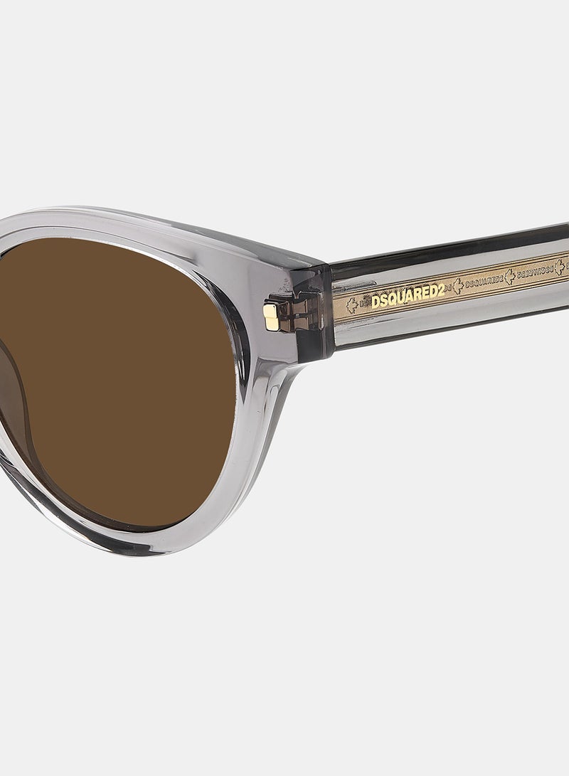 Dsquared Men Round Sunglasses 48 D2 0077/S - Image 4