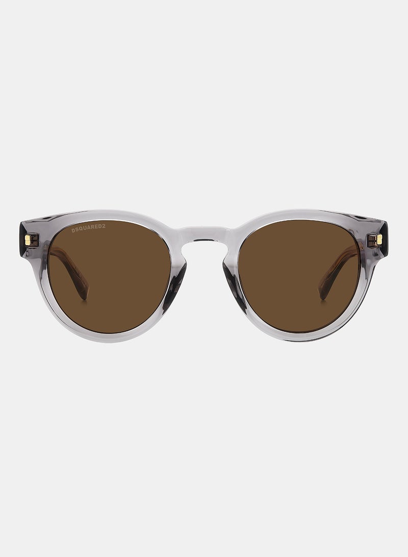 Dsquared Men Round Sunglasses 48 D2 0077/S - Image 3