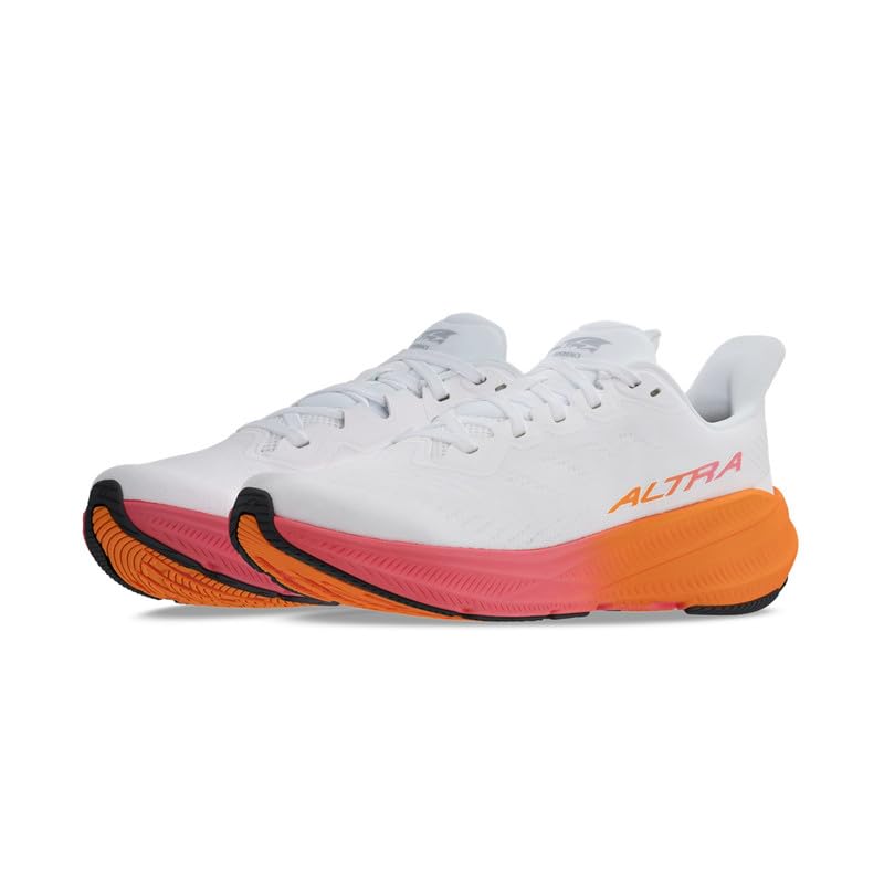 ALTRA Women's Experience Flow 2 Road Running Shoe, White/Orange, 5.5 - Image 5