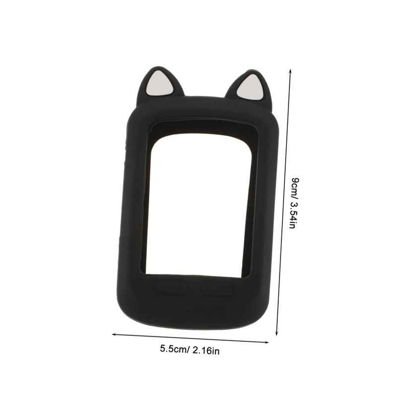 Waterproof Silicone Bike Computer Cover Cartoon Design Fits Small Medium Speedometers - Image 3