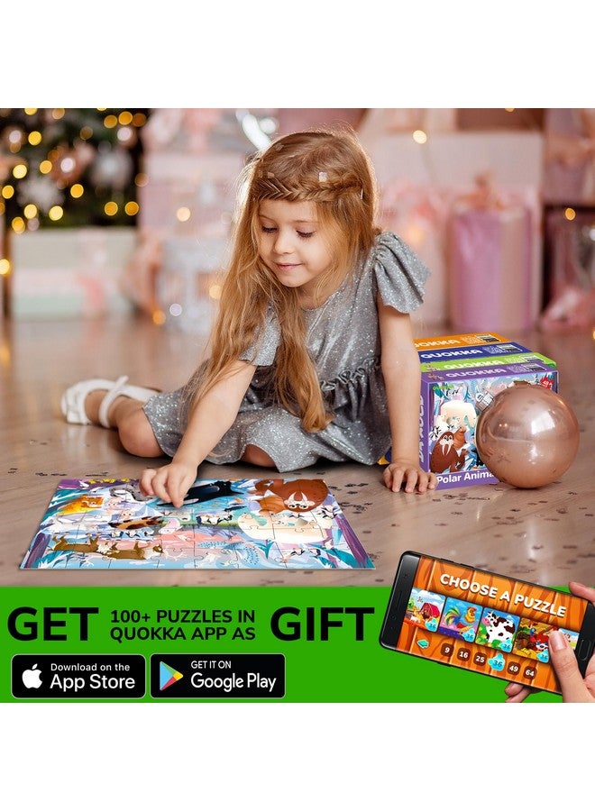 QUOKKA Puzzles for Toddlers 4-6 - 4 x 48 Pieces Jigsaw Puzzles for Kids Ages 3-5 - Learning Farm Animals for 2-4 - Jigsaw Game for Boy and Girl 3-5-7 Year Old - Image 5