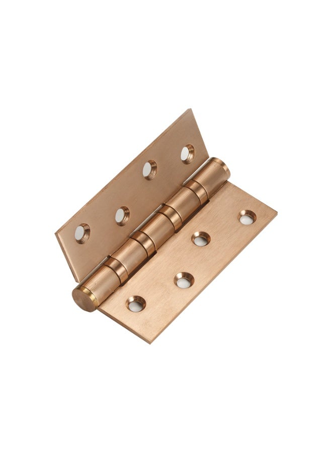 CINCINNO Butterfly Hinges – Heavy Duty Stainless Steel, 102x76x3 mm , Coated, Anti-Corrosion, Smooth Operation, 5-Year Warranty – Ideal for Doors, Cabinets, Furniture – (Rose Gold) 