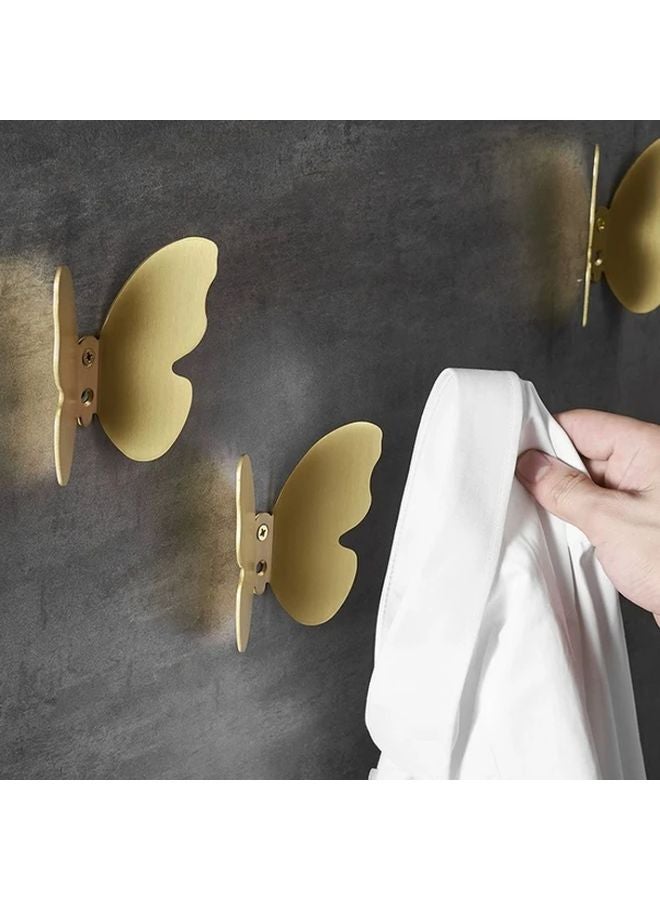 خطافات الفراشة السوداء للجدار، علاقات المناشف اللاصقة للمعاطف والقبعات والروب وحامل المفاتيح - Image 5