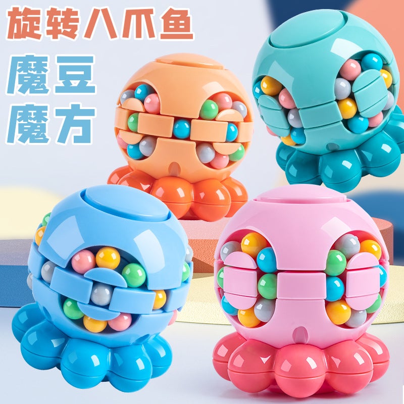 Octopus Decompression Toys Magic Beans Magic Cube Explosions Children'S Toys 3D Magic Cube Educational Toys - Image 2