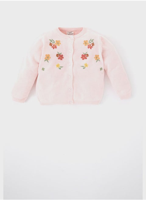 Infant Floral Print Cardigan