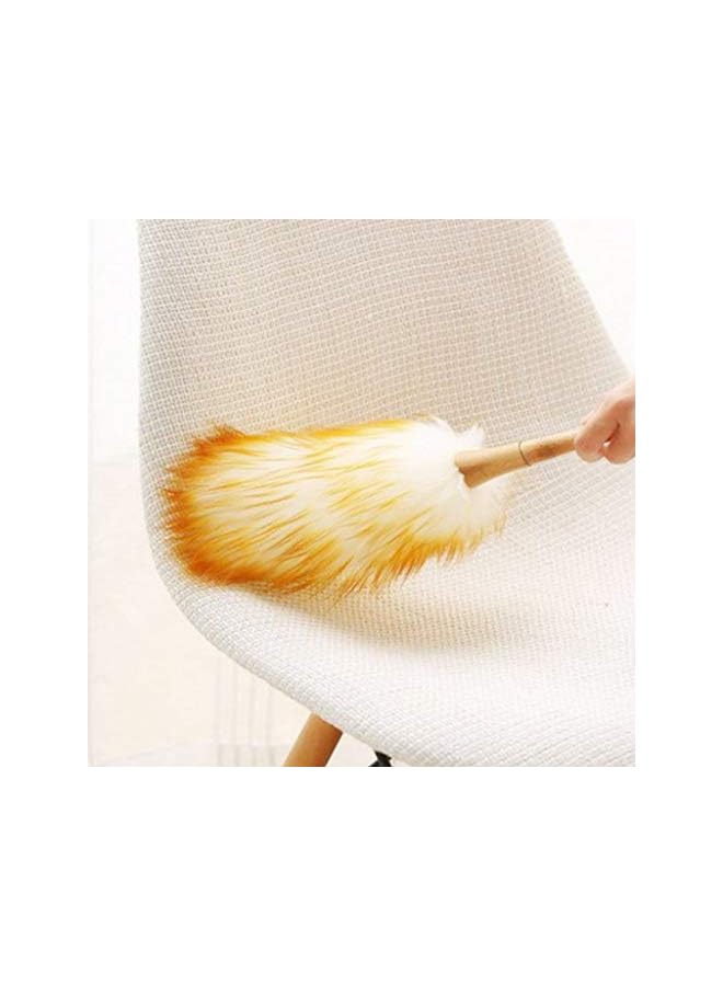 promass Household Feather Duster Dusting Cleaning Brush Wool Duster Brush for Dust Broom Fans Blinds Duster Mites Dusting Brush - Image 4