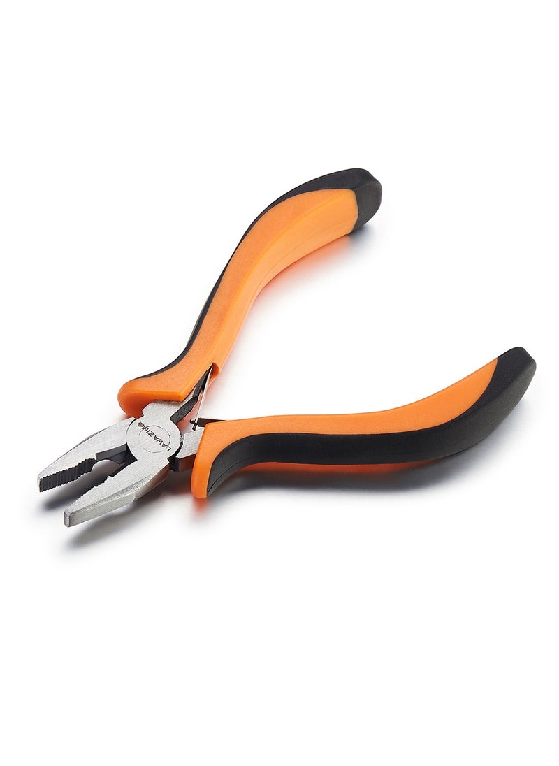 LAWAZIM Combination Plier-4.5inch- Precision Secure Grip Wire Cutter and Crimping Hand Tool with Non-slip Grip for Professional and DIY Maintenance Repair -for Household Electrical Plumbing Automotive  - Image 1