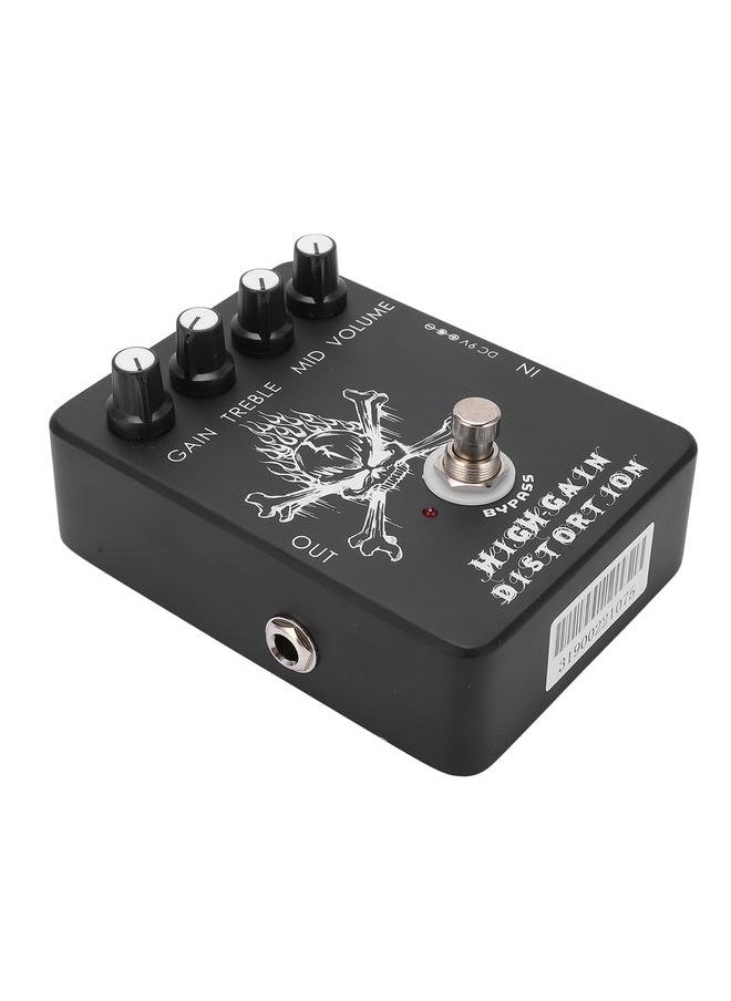 Thoraya High Gain Distortion Effect Electric Guitar Metal Monoblock Effects Pedal with LED Flash 11mA  - Image 2