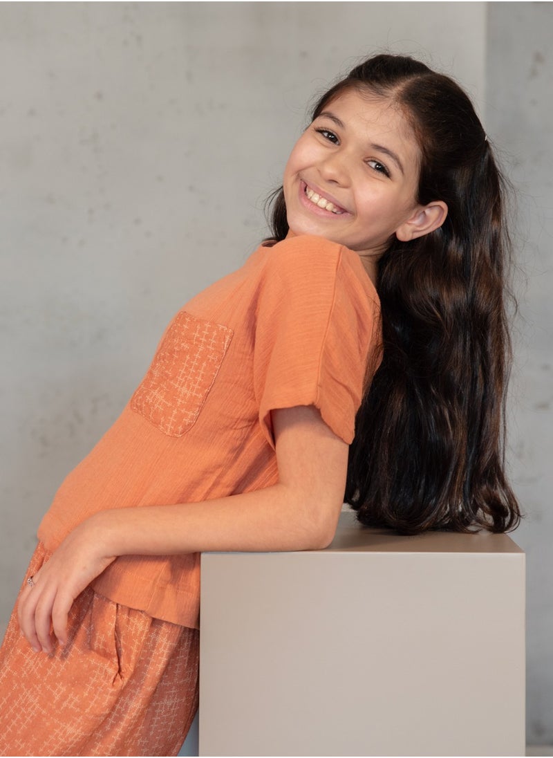 Bunai Bunai Root Collection Rust-colored Top TP07003  - Image 4