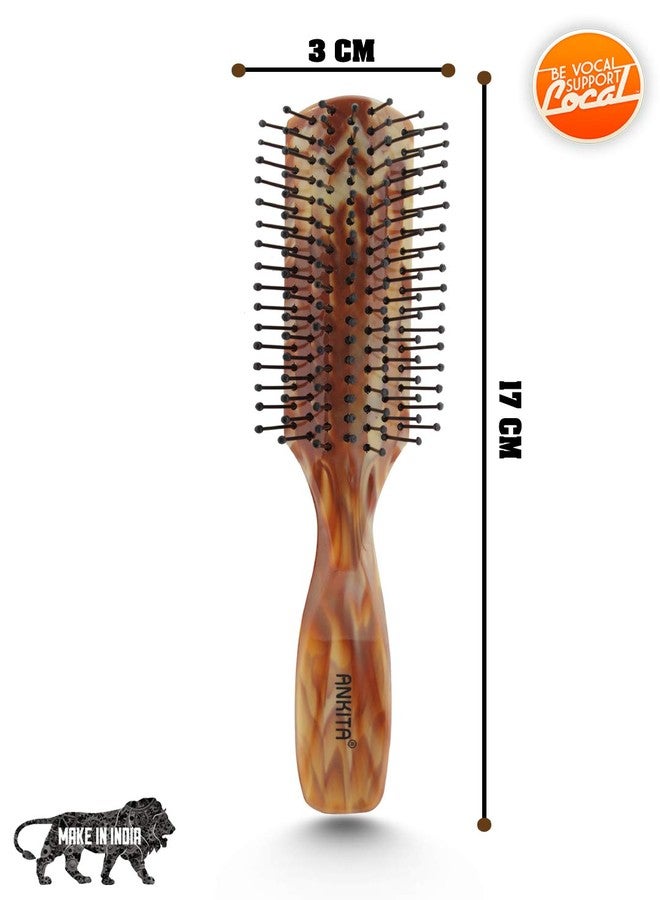 ANKITA All-Purpose Hair Brush with Nylon Bristle, Multicolor - Image 2