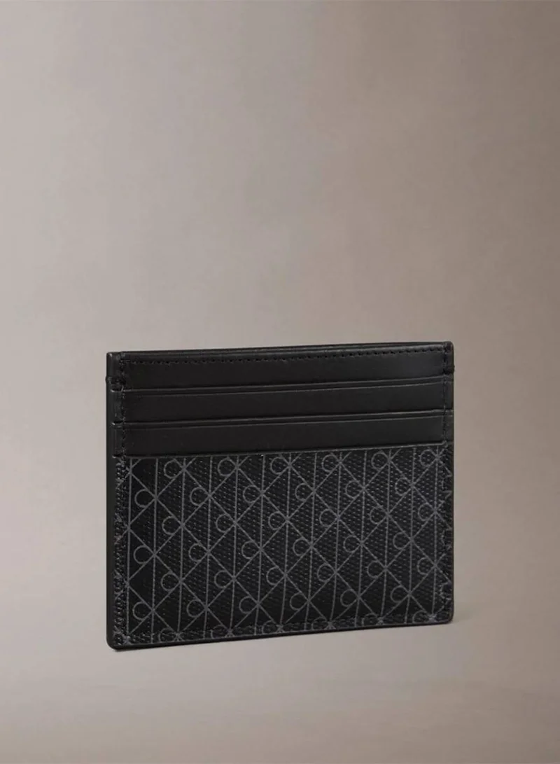 CALVIN KLEIN Allover Monogram Logo Card Holder