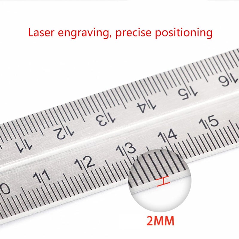 Multifunctional Combination Center Angle Ruler Square Protractor Mobile for Woodworking Metal Working Multifunctional Combination Center Square Protractor Mobile for Woodworking Metal - Image 4