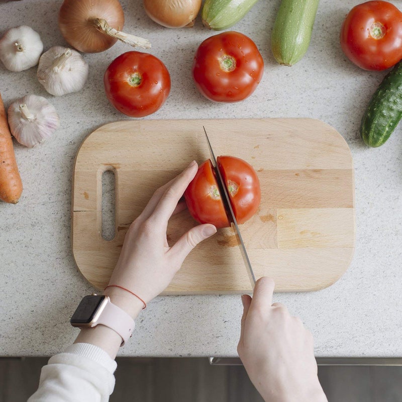 kunya Vegetable Meat Cutter Cleaver Chopping Knife Wooden Handle Chef Butcher Multipurpose Use for Home Kitchen or Restaurant 74 Designed for Kitchen Restaurant Ergonomic Handle - Image 2