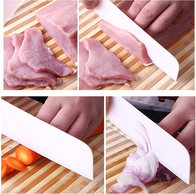 kunya Vegetable Meat Cutter Cleaver Chopping Knife Wooden Handle Chef Butcher Multipurpose Use for Home Kitchen or Restaurant 74 Designed for Kitchen Restaurant Ergonomic Handle - Image 3