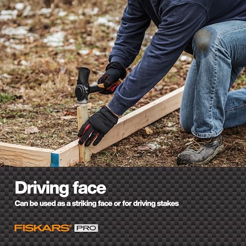 Fiskars Pro IsoCore Maul - 2.5-Pound Wood Splitter for Small Size Logs and Kindling with Shock-Absorbing Handle - Black/Orange - Image 5