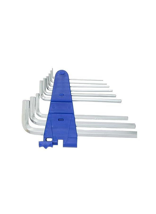 VTOOLS - 9 Piece Long Chrome Vanadium Hex Key Allen Wrench Set 1.5 10Mm Portable Hex Key Set For Basic Home Repair And General Applications Vt2162 - Image 1